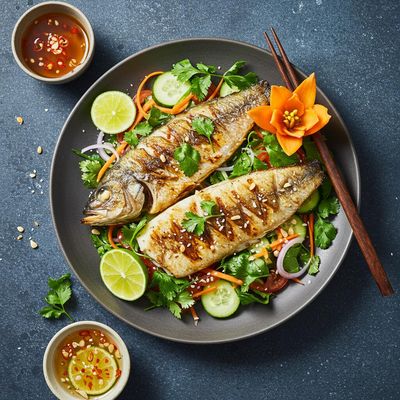 Grilled Fish Salad